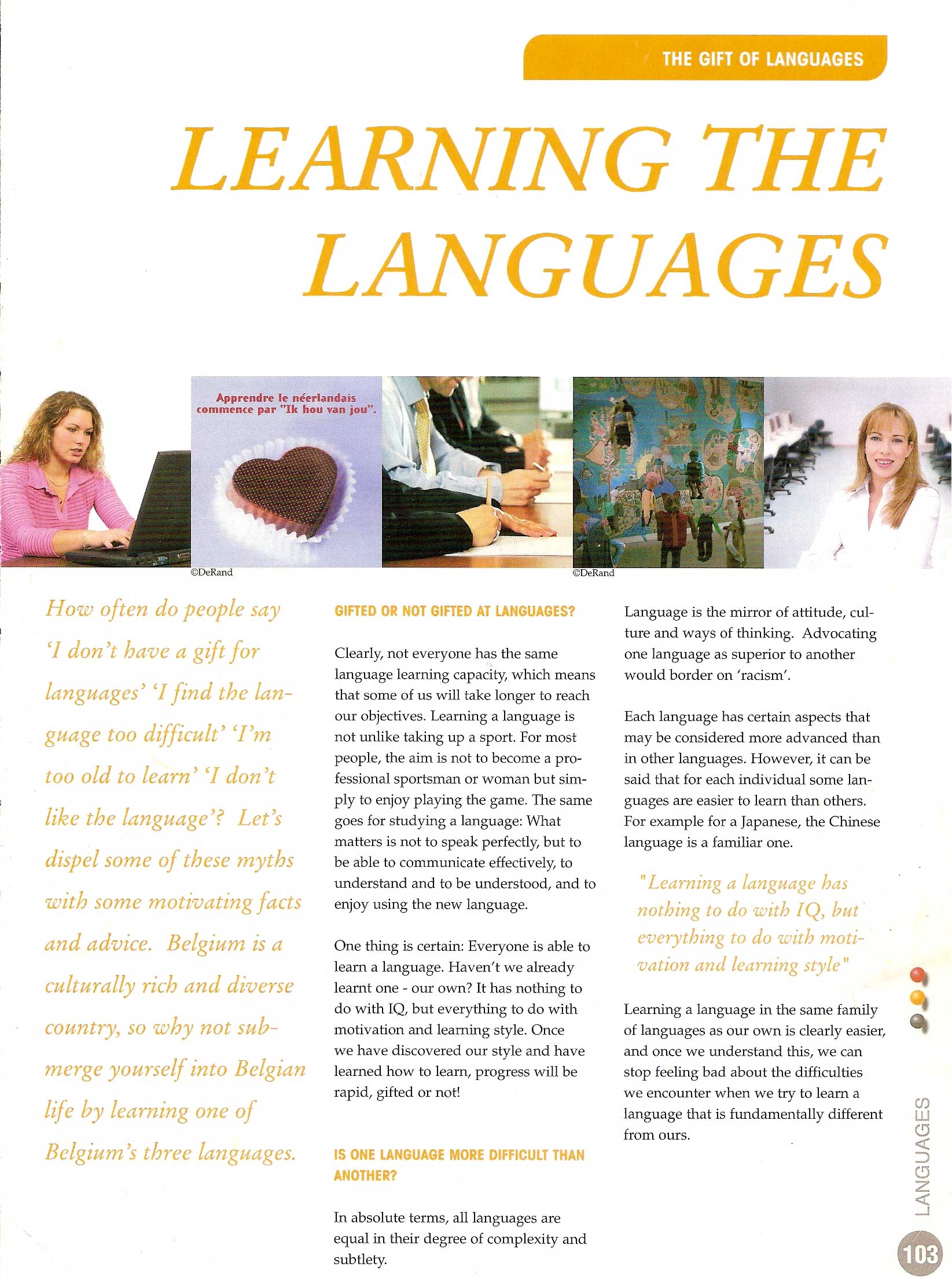 lerning the languages A